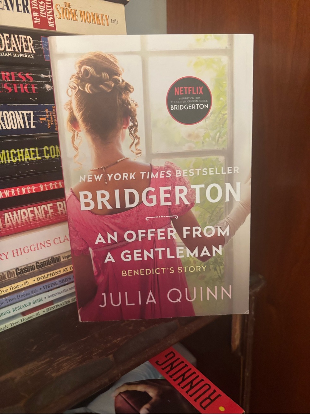 Bridgerton: An Offer From a Gentleman - Pink Paperback Novel by Julia Quinn